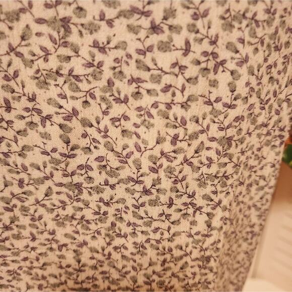 ALTAR'D STATE NEW BROWN/BLUE FLORAL TIE FRONT BLOUSE SIZE LARGE - Picture 6 of 7